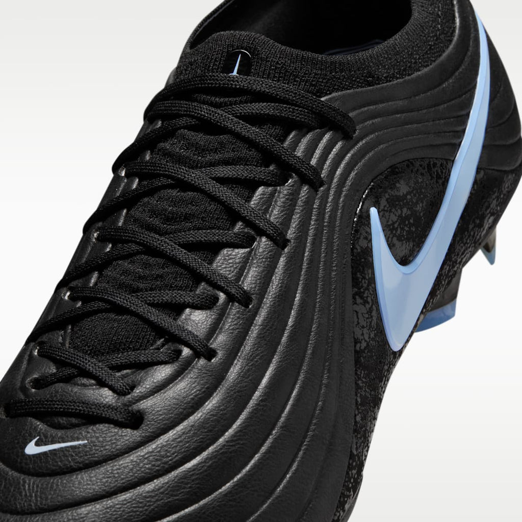 Nike Tiempo Maestro Elite Firm-Ground Low-Top Soccer Cleats - Black/Ice Blue - Image 8