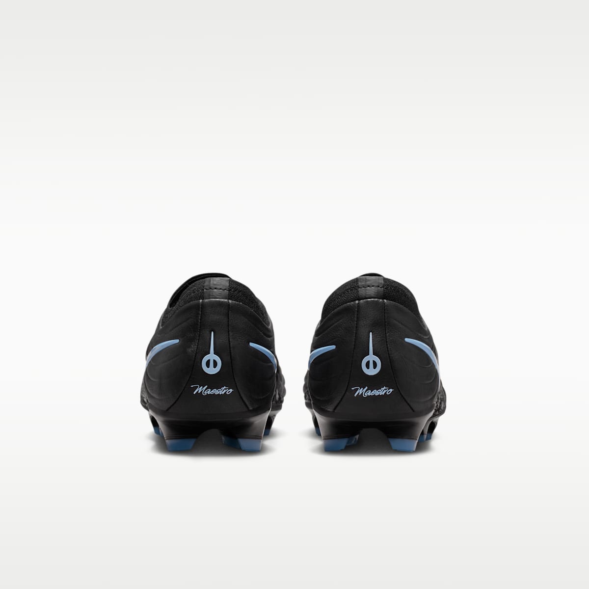 Nike Tiempo Maestro Elite Firm-Ground Low-Top Soccer Cleats - Black/Ice Blue - Image 6