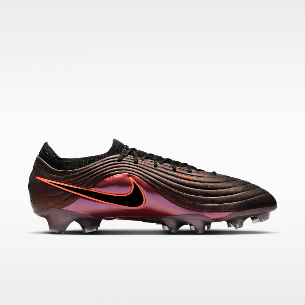 Nike Tiempo Maestro Elite LV8 Firm-Ground Low-Top Soccer Cleats - Black/Hyper Crimson/Laser Orange - Image 3
