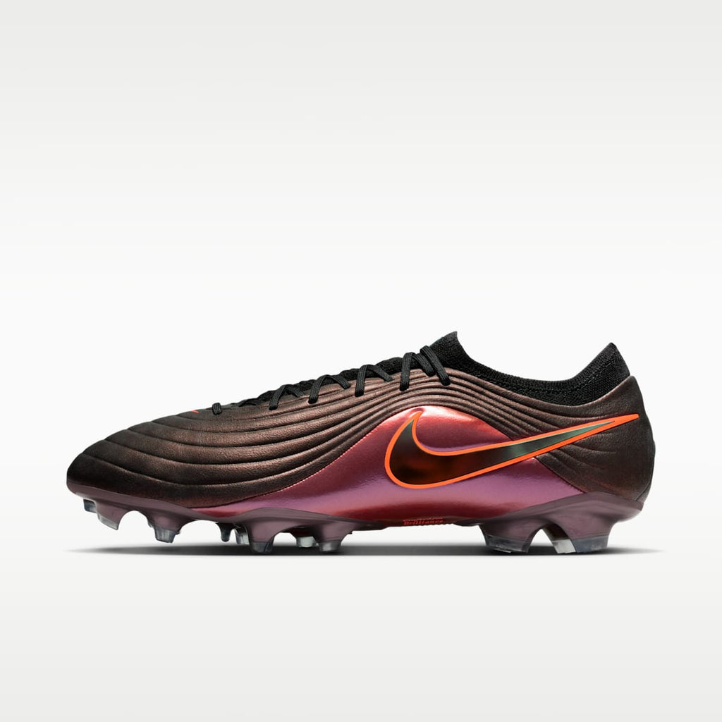 Nike Tiempo Maestro Elite LV8 Firm-Ground Low-Top Soccer Cleats - Black/Hyper Crimson/Laser Orange - Image 1