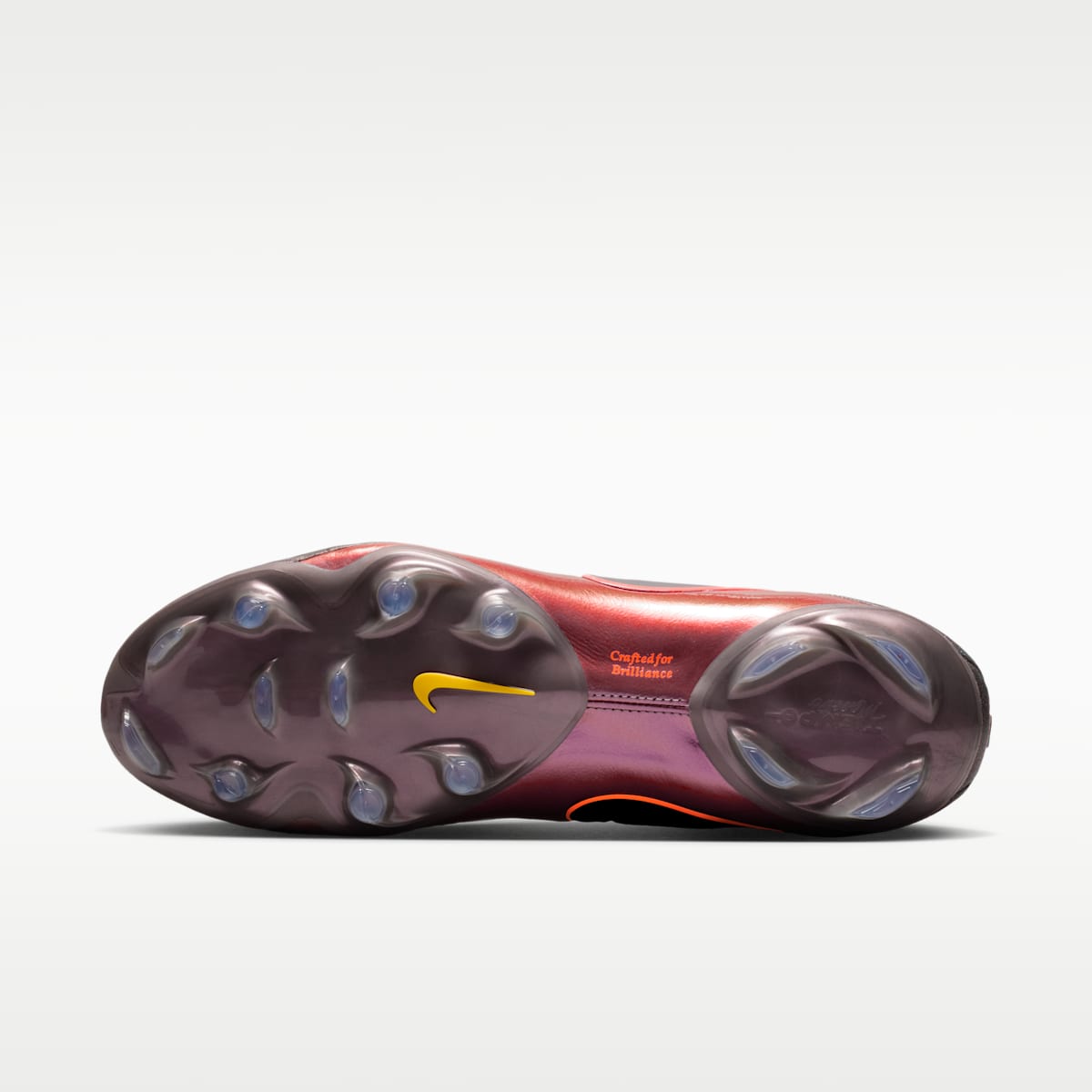 Nike Tiempo Maestro Elite LV8 Firm-Ground Low-Top Soccer Cleats - Black/Hyper Crimson/Laser Orange - Image 2