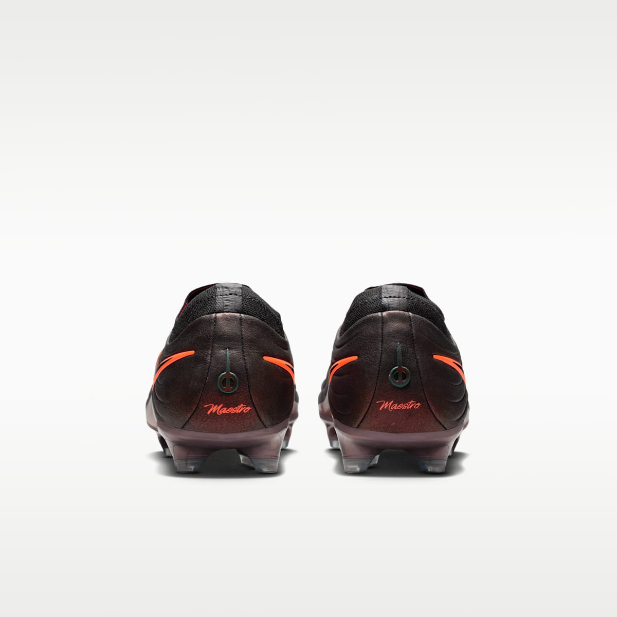 Nike Tiempo Maestro Elite LV8 Firm-Ground Low-Top Soccer Cleats - Black/Hyper Crimson/Laser Orange - Image 6