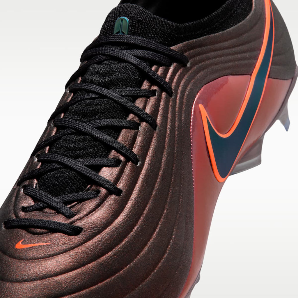 Nike Tiempo Maestro Elite LV8 Firm-Ground Low-Top Soccer Cleats - Black/Hyper Crimson/Laser Orange - Image 8