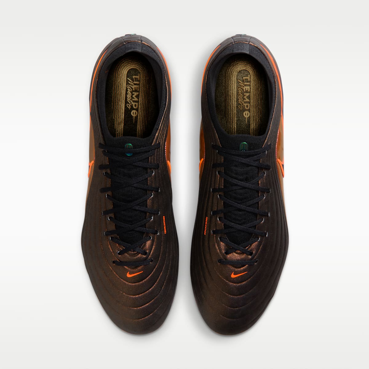 Nike Tiempo Maestro Elite LV8 Firm-Ground Low-Top Soccer Cleats - Black/Hyper Crimson/Laser Orange - Image 4