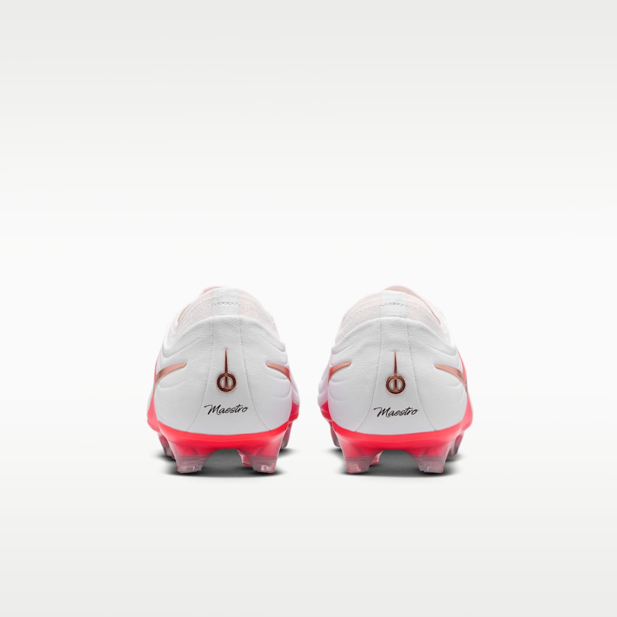 Nike Tiempo Maestro Elite Firm-Ground Low-Top Soccer Cleats - White/Bright Crimson/Blur - Image 6