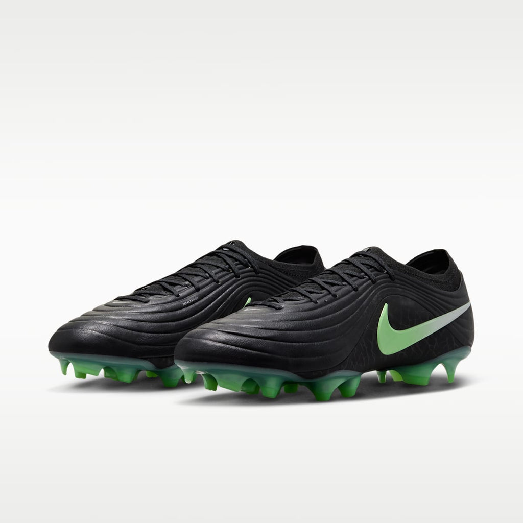 Women's Nike Tiempo Maestro Elite Firm-Ground Low-Top Soccer Cleats - Black/Black/Illusion Green