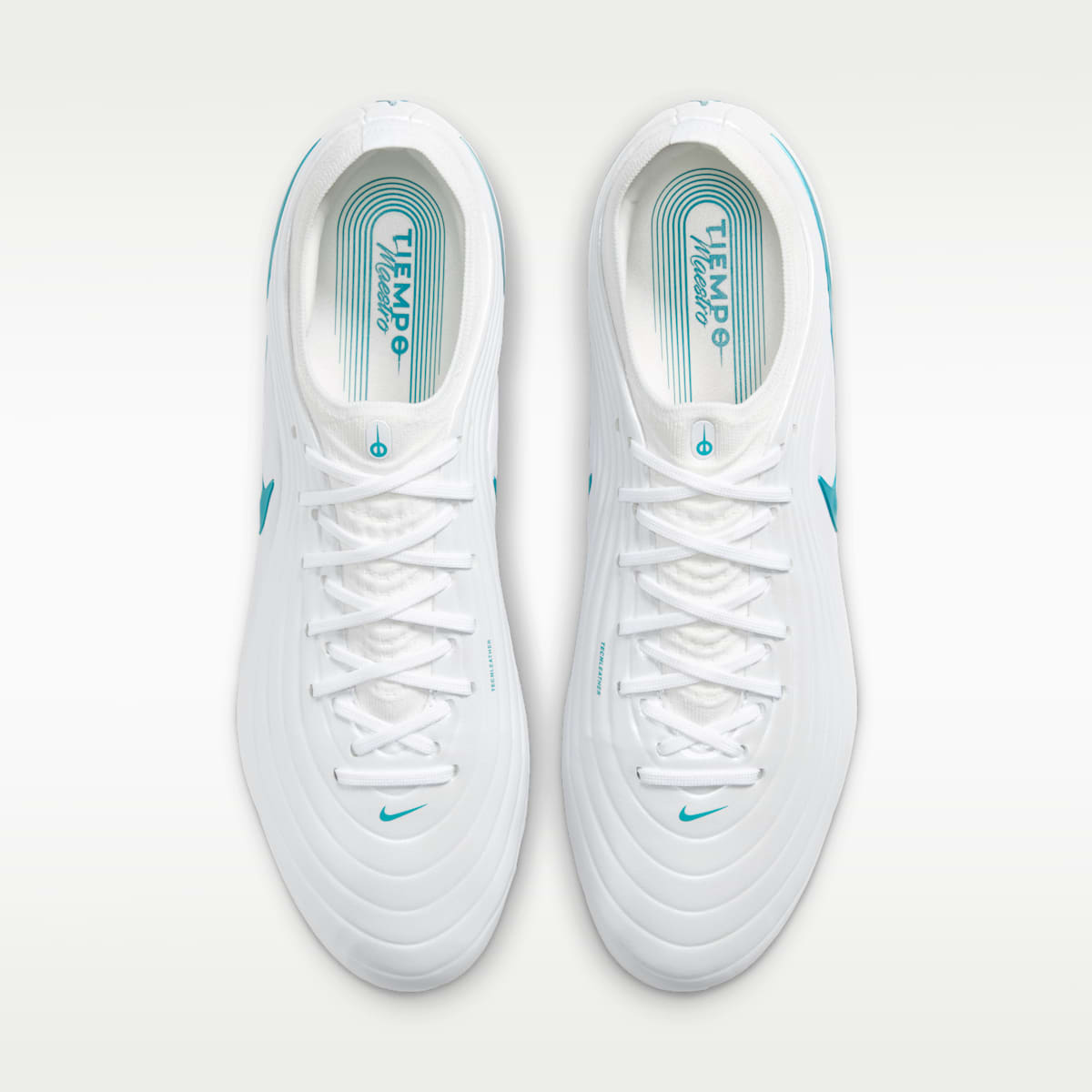 Nike Tiempo Maestro Elite Firm-Ground Low-Top Soccer Cleats - White/White/Dusty Cactus - Image 4