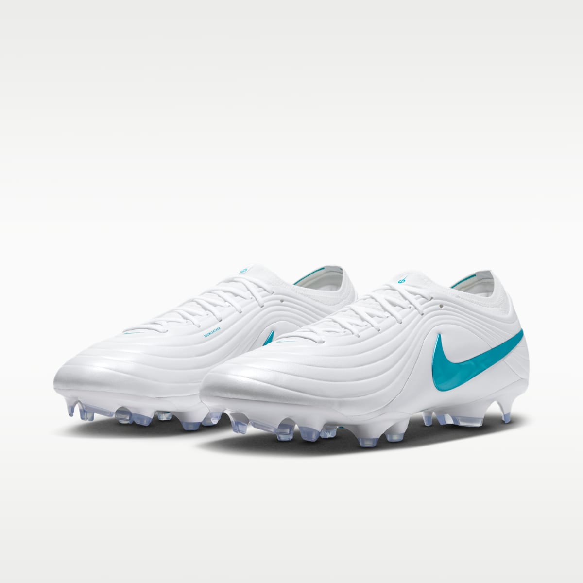 Nike Tiempo Maestro Elite Firm-Ground Low-Top Soccer Cleats - White/White/Dusty Cactus - Image 5