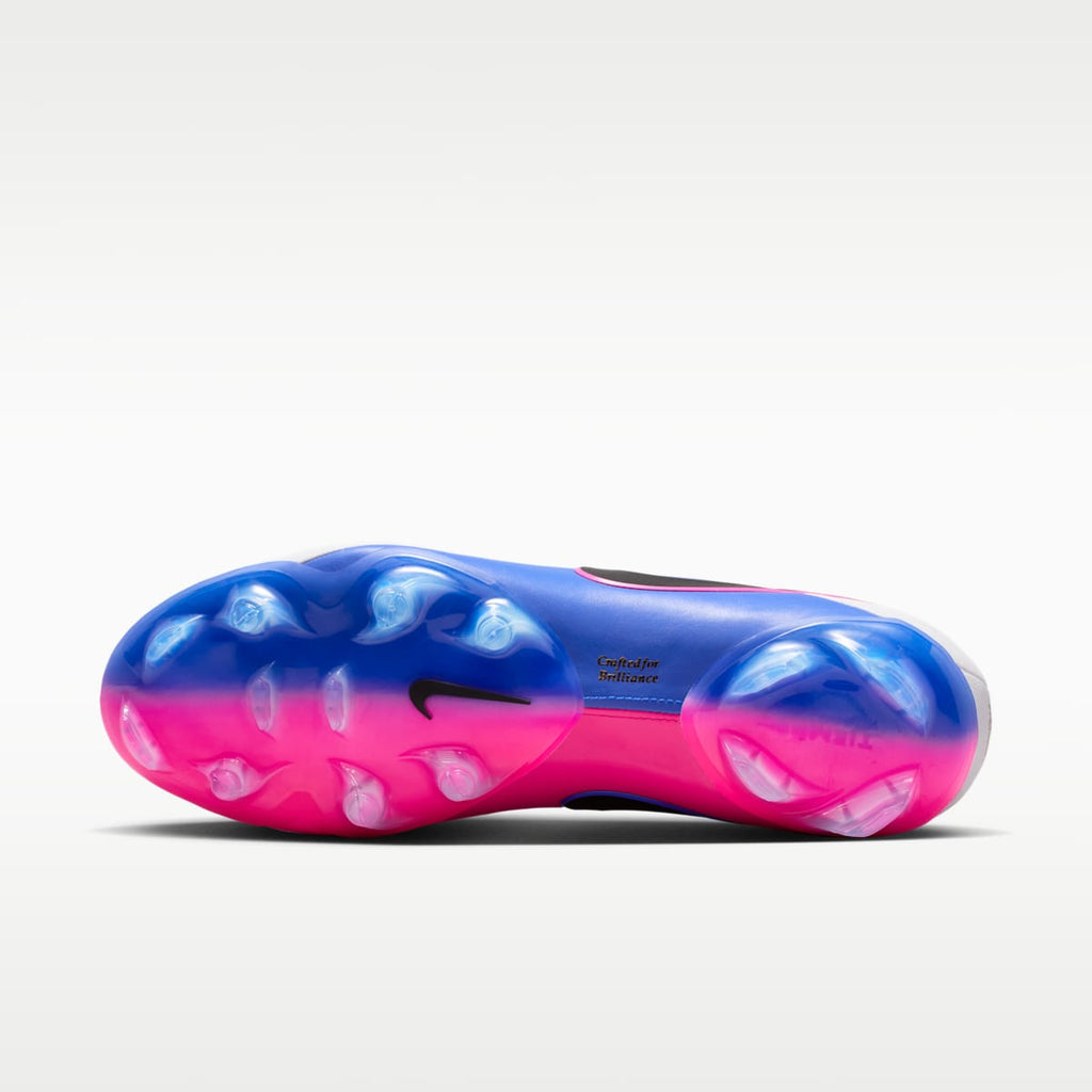 Nike Tiempo Maestro Elite Firm-Ground Low-Top Soccer Cleats - White/Racer Blue/Pink Blast/Black - Image 2
