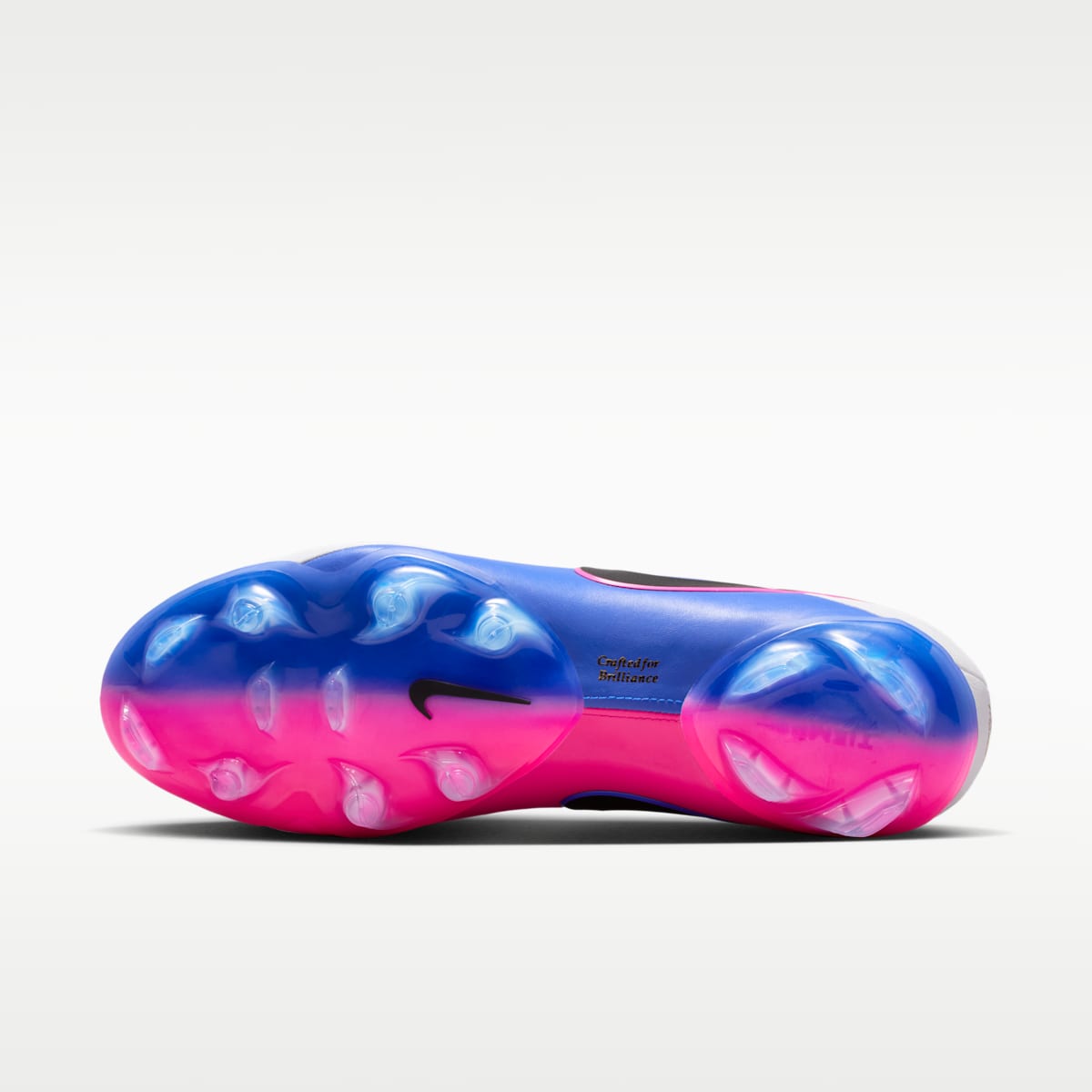 Nike Tiempo Maestro Elite Firm-Ground Low-Top Soccer Cleats - White/Racer Blue/Pink Blast/Black - Image 2