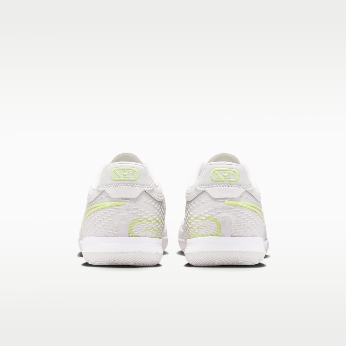 Nike Tiempo Reactgato Indoor/Court Low-Top Soccer Shoes - Vast Grey/Lemon Venom/Moon Particle - Image 6