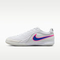Nike Tiempo Reactgato Indoor/Court Low-Top Soccer Shoes - White/Pink Blast/Racer Blue - Image 1