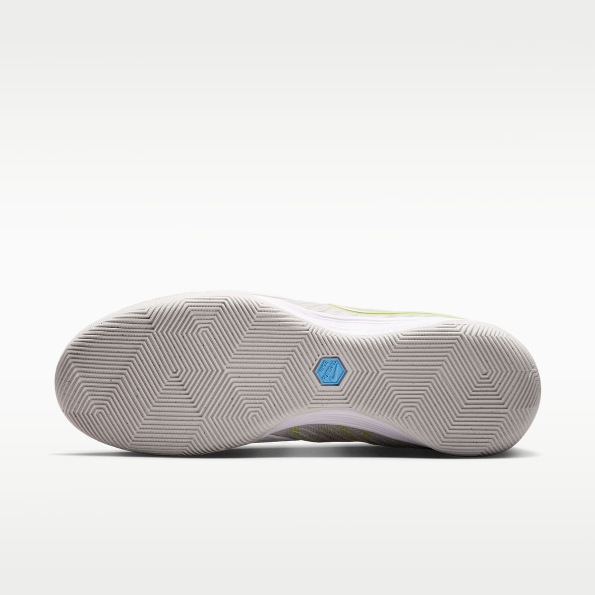 Nike Tiempo Reactgato Indoor/Court Low-Top Soccer Shoes - Vast Grey/Lemon Venom/Moon Particle - Image 2