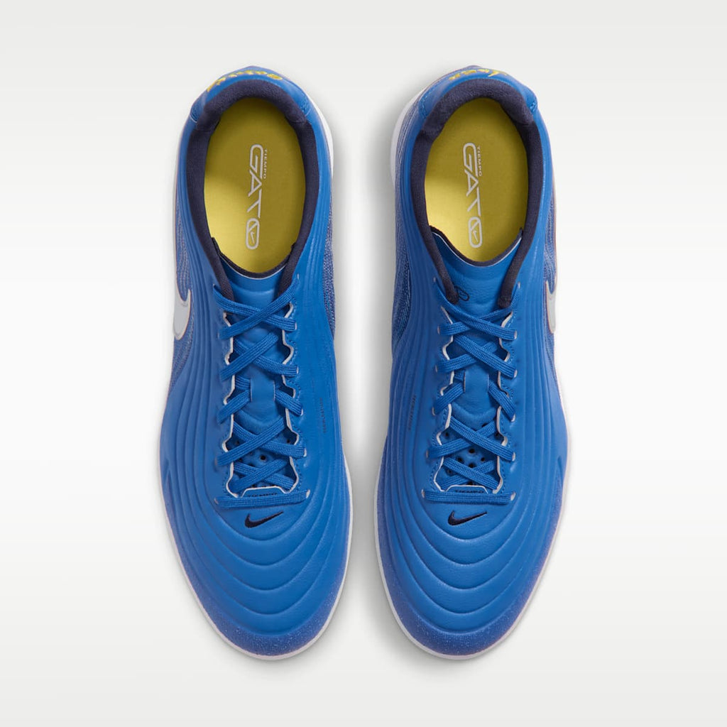 Women's Nike Tiempo Reactgato "Joga Bonito" Indoor/Court Low-Top Soccer Shoes - Blue Spark/White