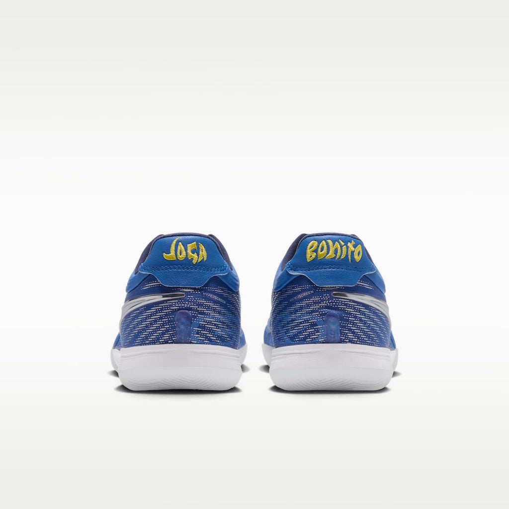 Nike Tiempo Reactgato "Joga Bonito" Indoor/Court Low-Top Soccer Shoes - Blue Spark/White - Image 6