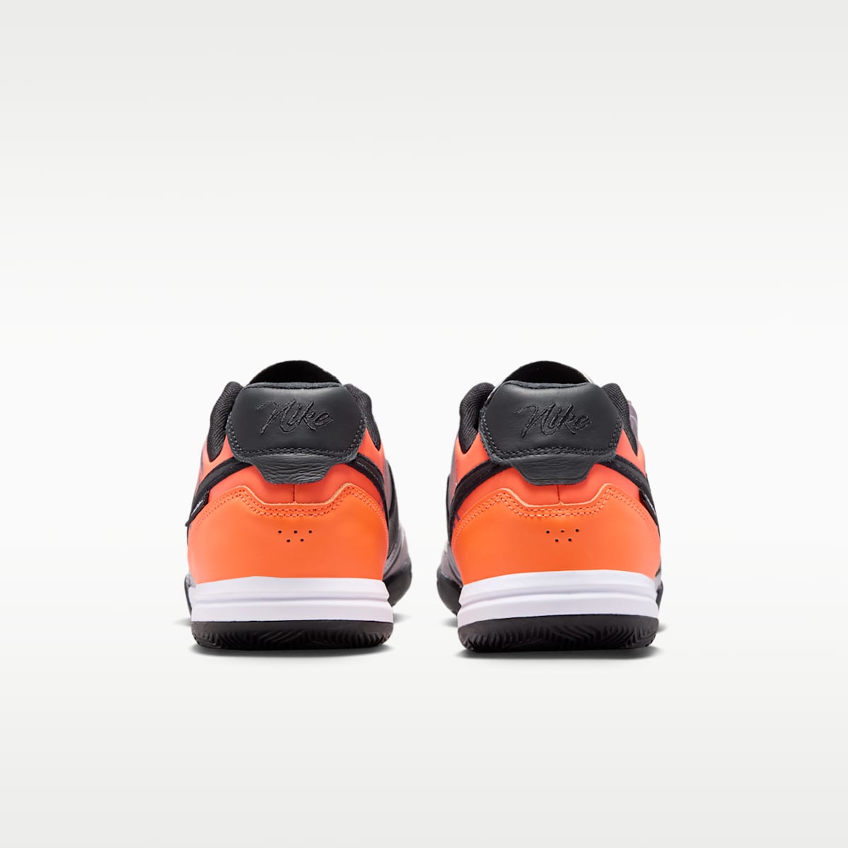 Nike Tiempo Streetgato PRM Heritage Indoor/Court Low-Top Soccer Shoes - Bleached Lilac/Total Orange/Black - Image 6