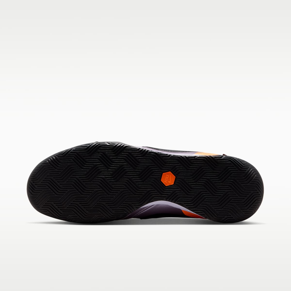 Nike Tiempo Streetgato PRM Heritage Indoor/Court Low-Top Soccer Shoes - Bleached Lilac/Total Orange/Black - Image 2