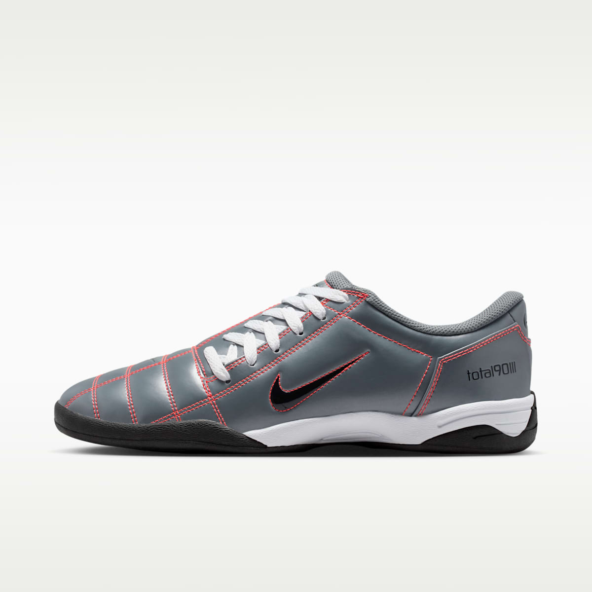 Nike Total 90 Men's Shoes - Smoke Grey/Bright Crimson/White/Black - Image 1