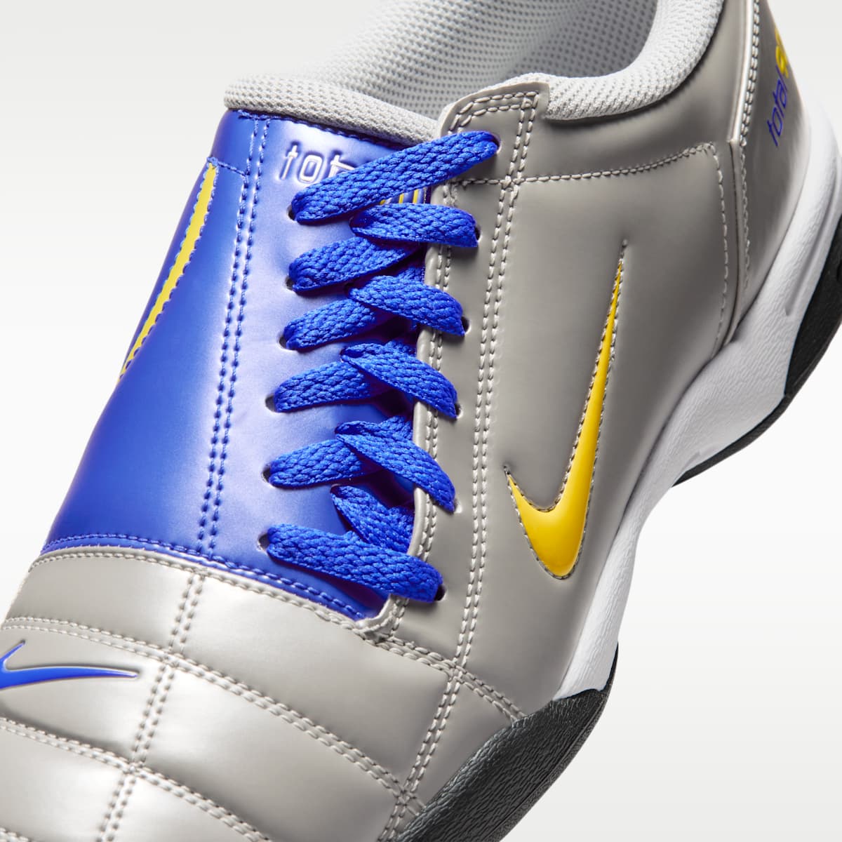 Nike Total 90 Men's Shoes - Metallic Silver/Racer Blue/Black/Lightning - Image 7