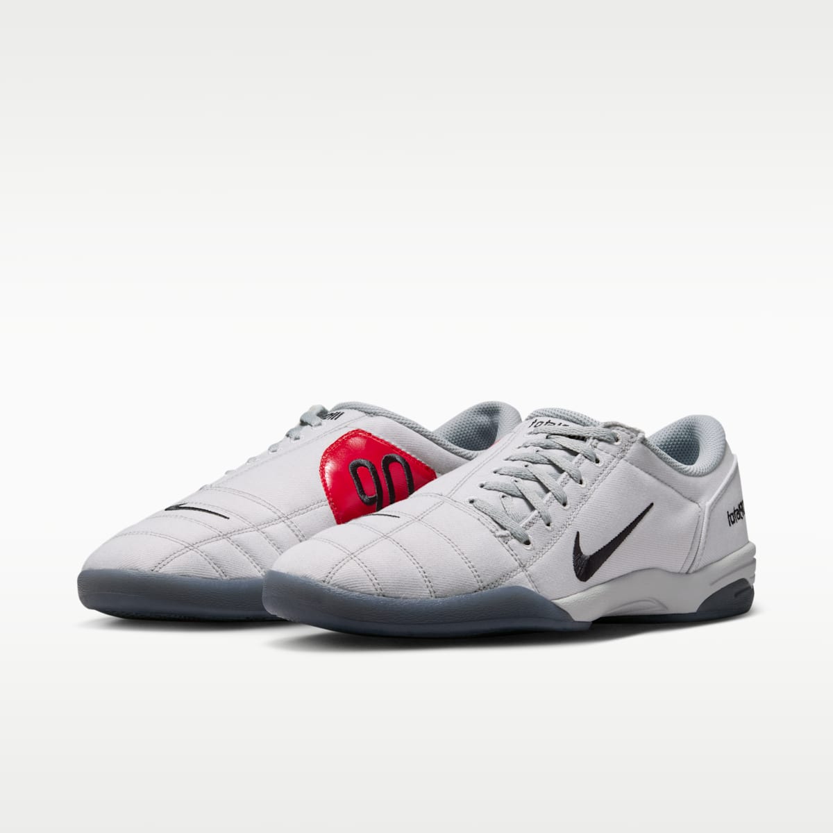 Total 90 Premium Men's Shoes - Light Smoke Grey/University Red/Photon Dust/Black - Image 5