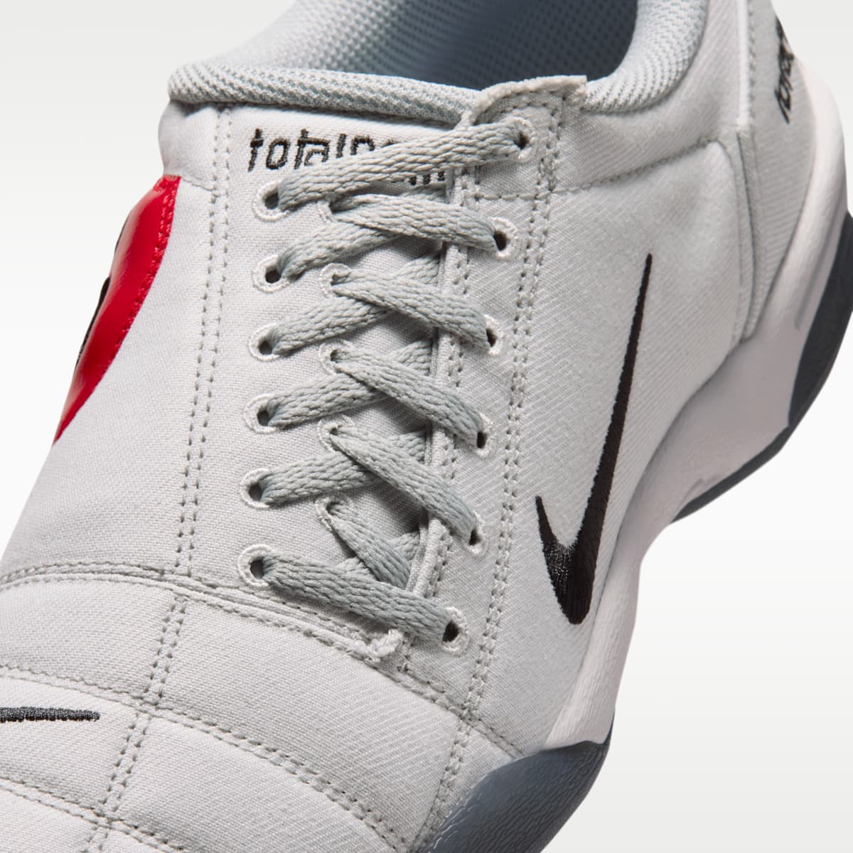 Total 90 Premium Men's Shoes - Light Smoke Grey/University Red/Photon Dust/Black - Image 7