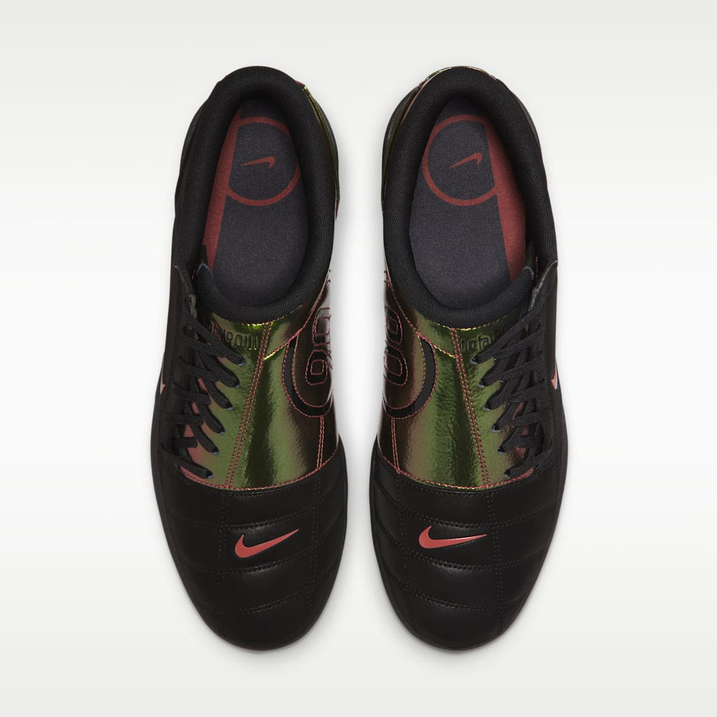 Nike Total 90 Premium Tiempo Men's Shoes - Black/Black/Red Sepia - Image 4