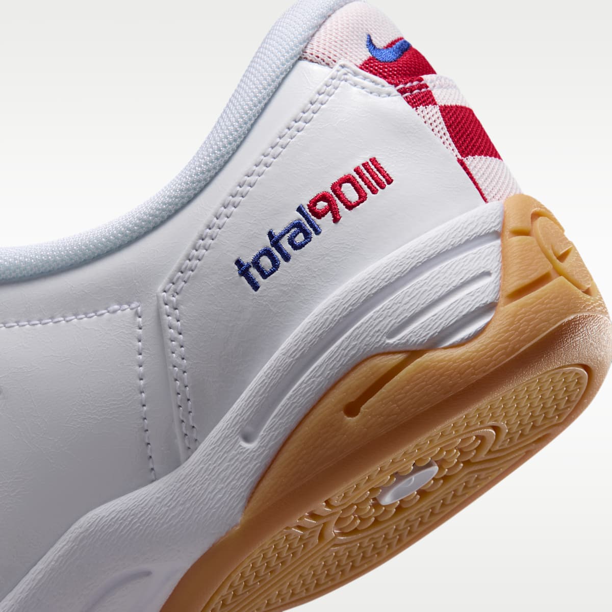 Nike Total 90 Checkered Men's Shoes - White/University Red/Gum Yellow/Deep Royal Blue - Image 8