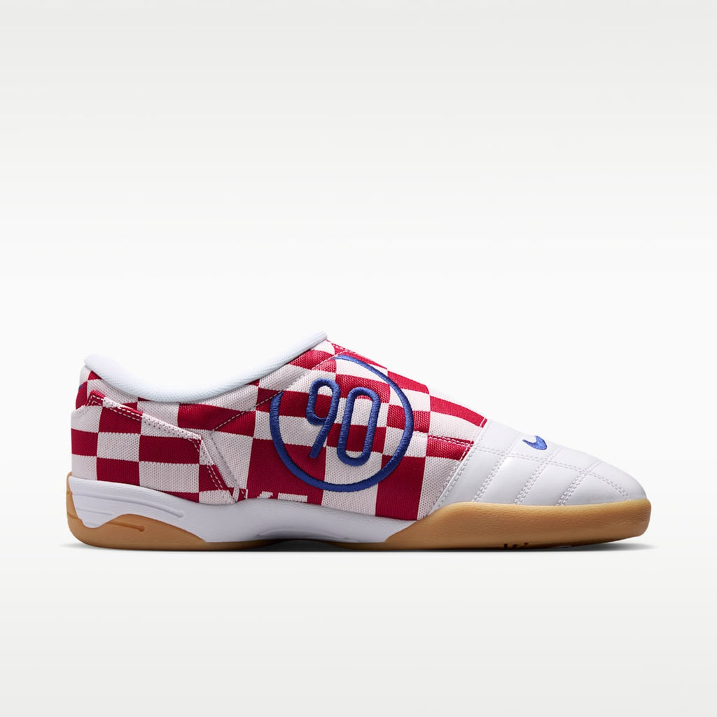 Nike Total 90 Checkered Men's Shoes - White/University Red/Gum Yellow/Deep Royal Blue - Image 3