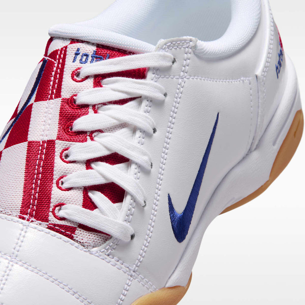 Nike Total 90 Checkered Men's Shoes - White/University Red/Gum Yellow/Deep Royal Blue - Image 7