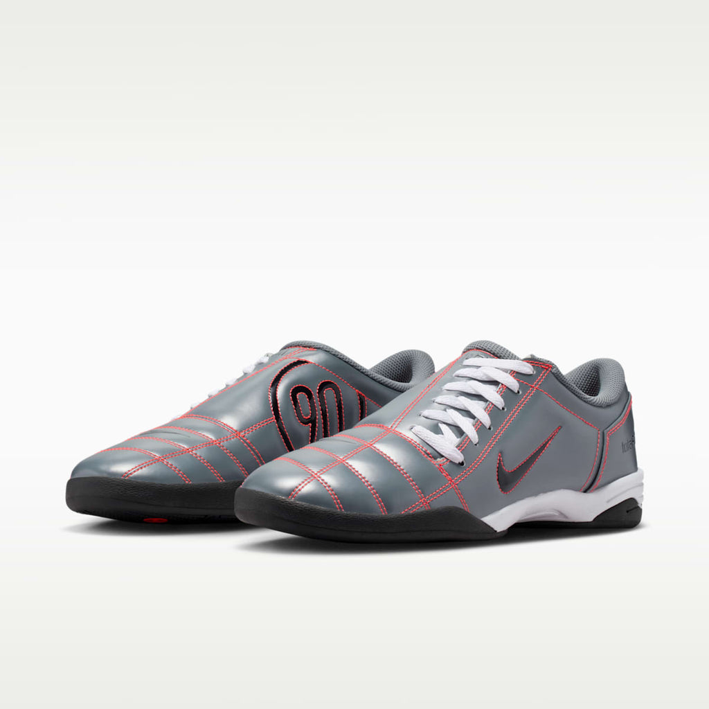 Nike Total 90 Men's Shoes - Smoke Grey/Bright Crimson/White/Black - Image 5
