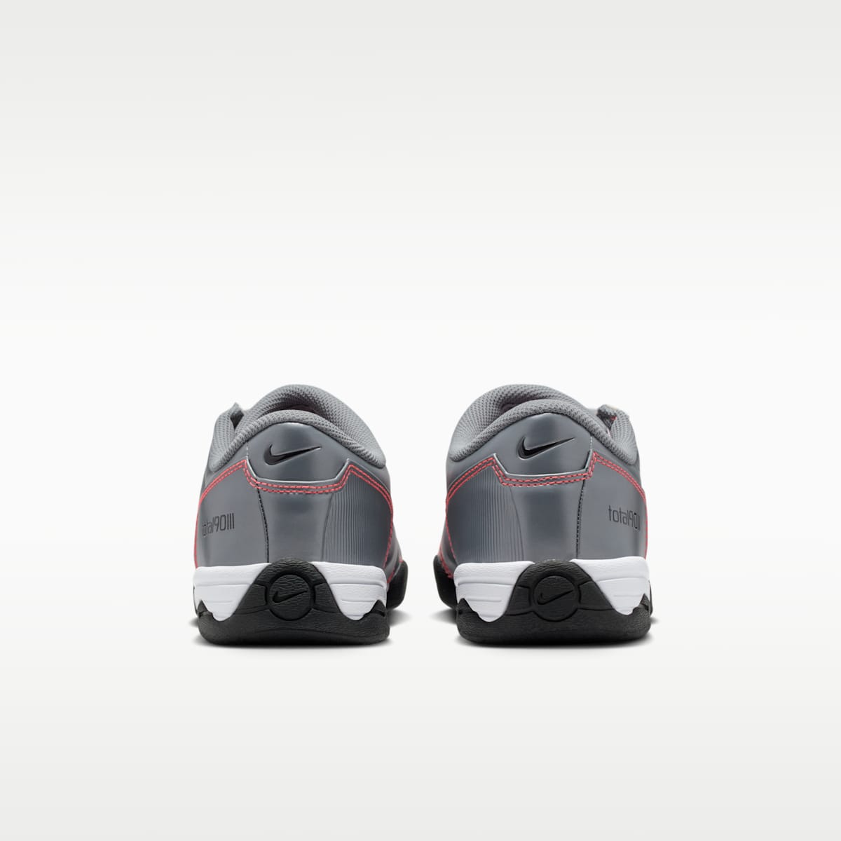 Nike Total 90 Men's Shoes - Smoke Grey/Bright Crimson/White/Black - Image 6