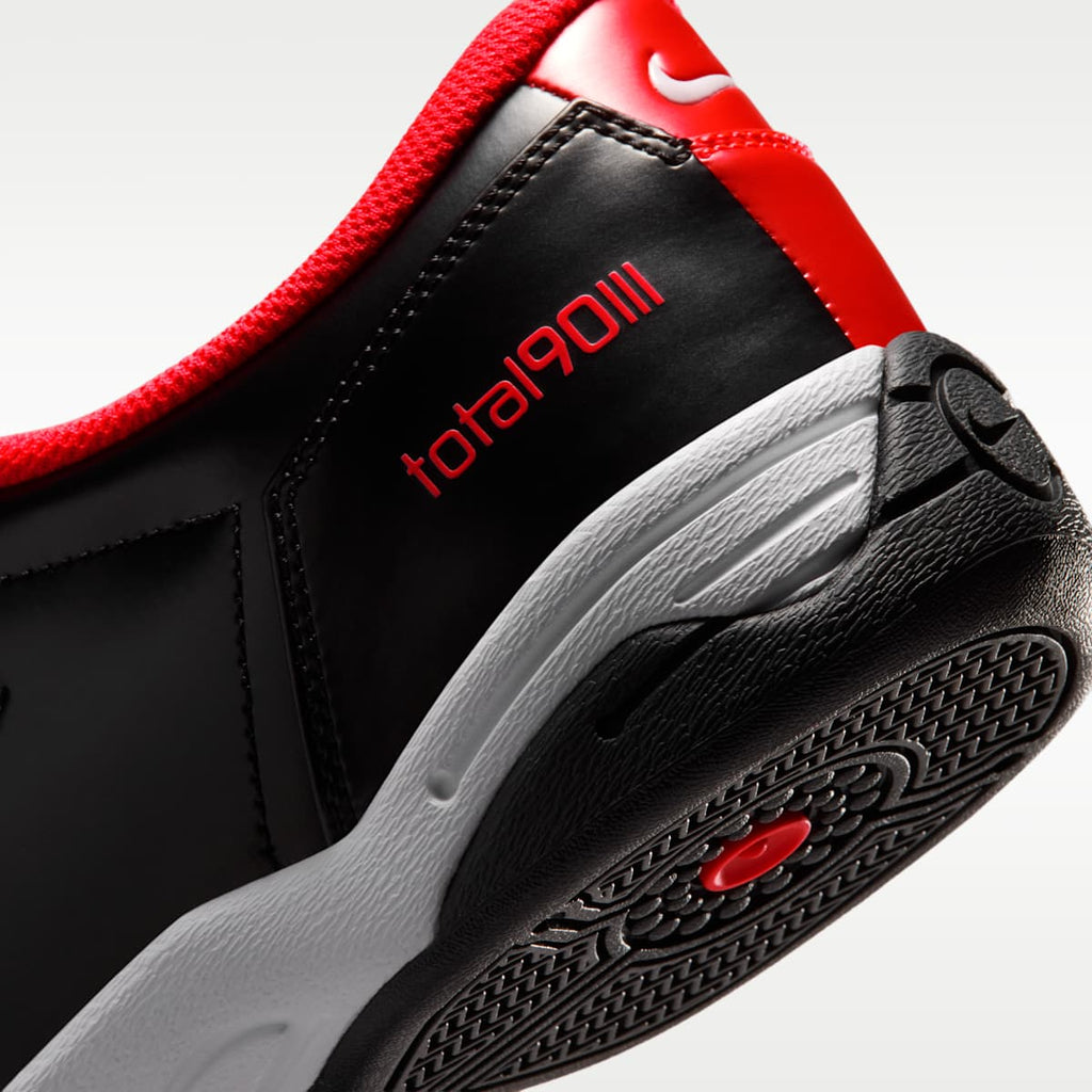 Nike Total 90 Men's Shoes - Black/White/Black/Bright Crimson - Image 8