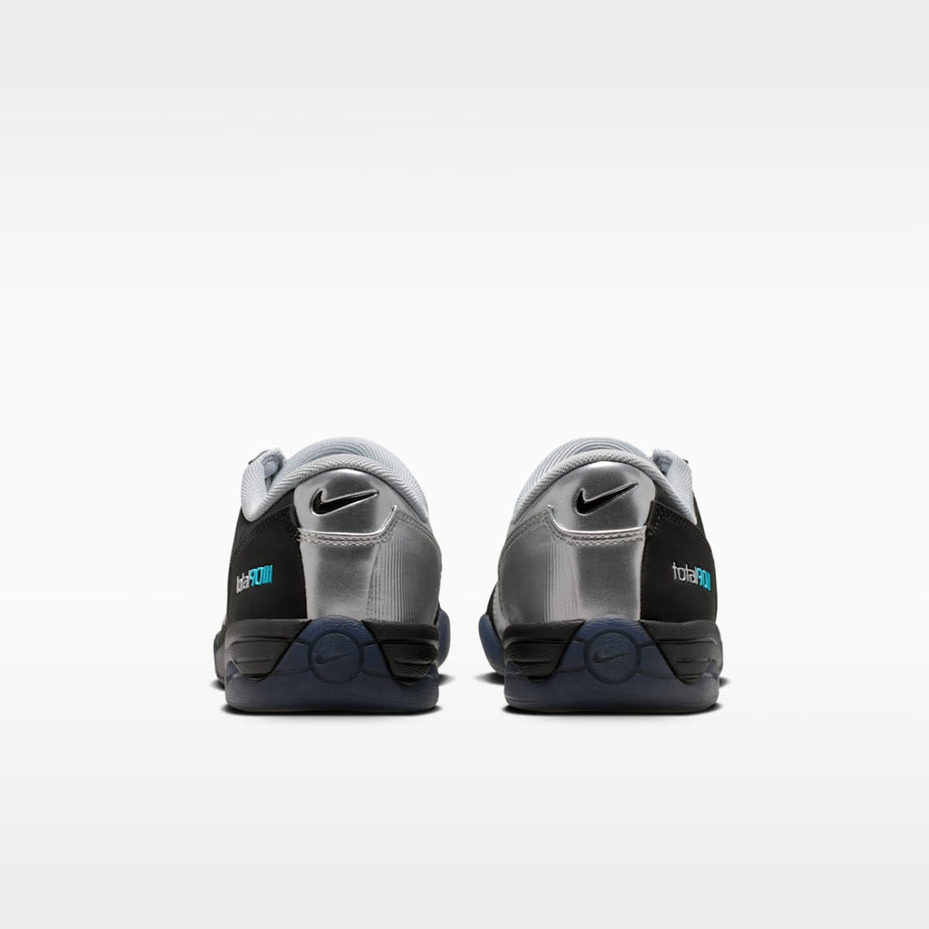 Nike Total 90 Soccer Shoes - Black/Gamma Blue/Metallic Silver - Image 6