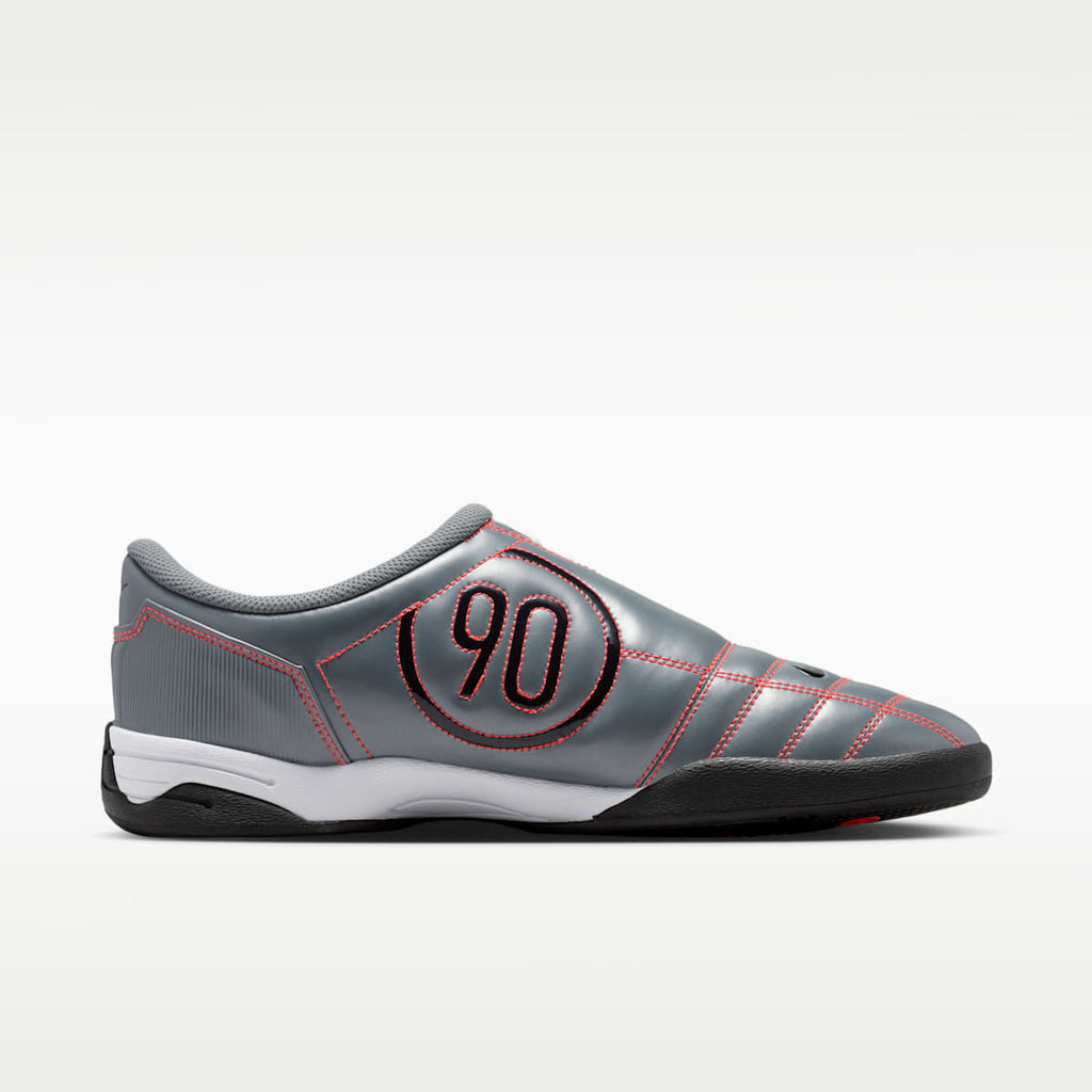 Nike Total 90 Men's Shoes - Smoke Grey/Bright Crimson/White/Black - Image 3