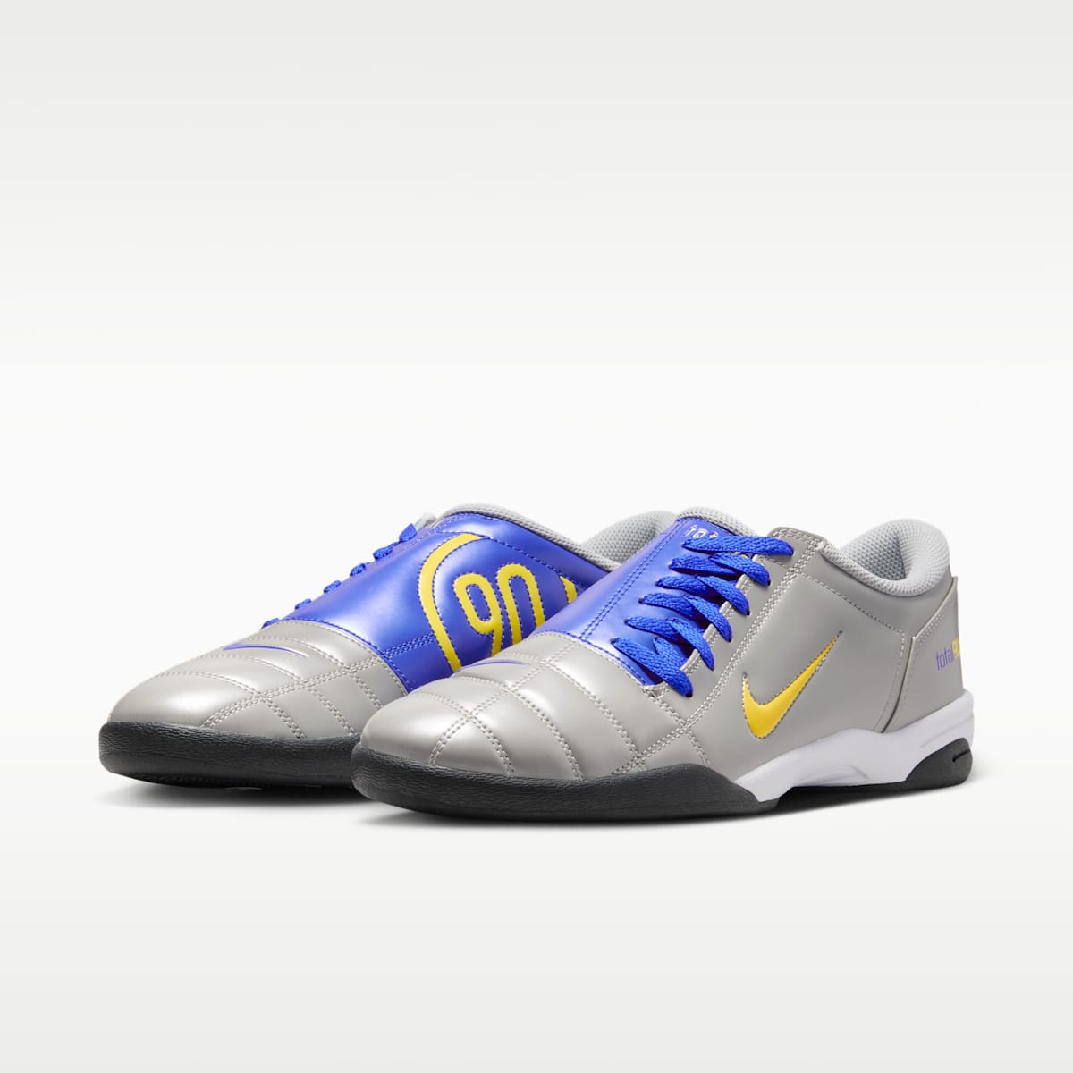 Nike Total 90 Men's Shoes - Metallic Silver/Racer Blue/Black/Lightning - Image 5