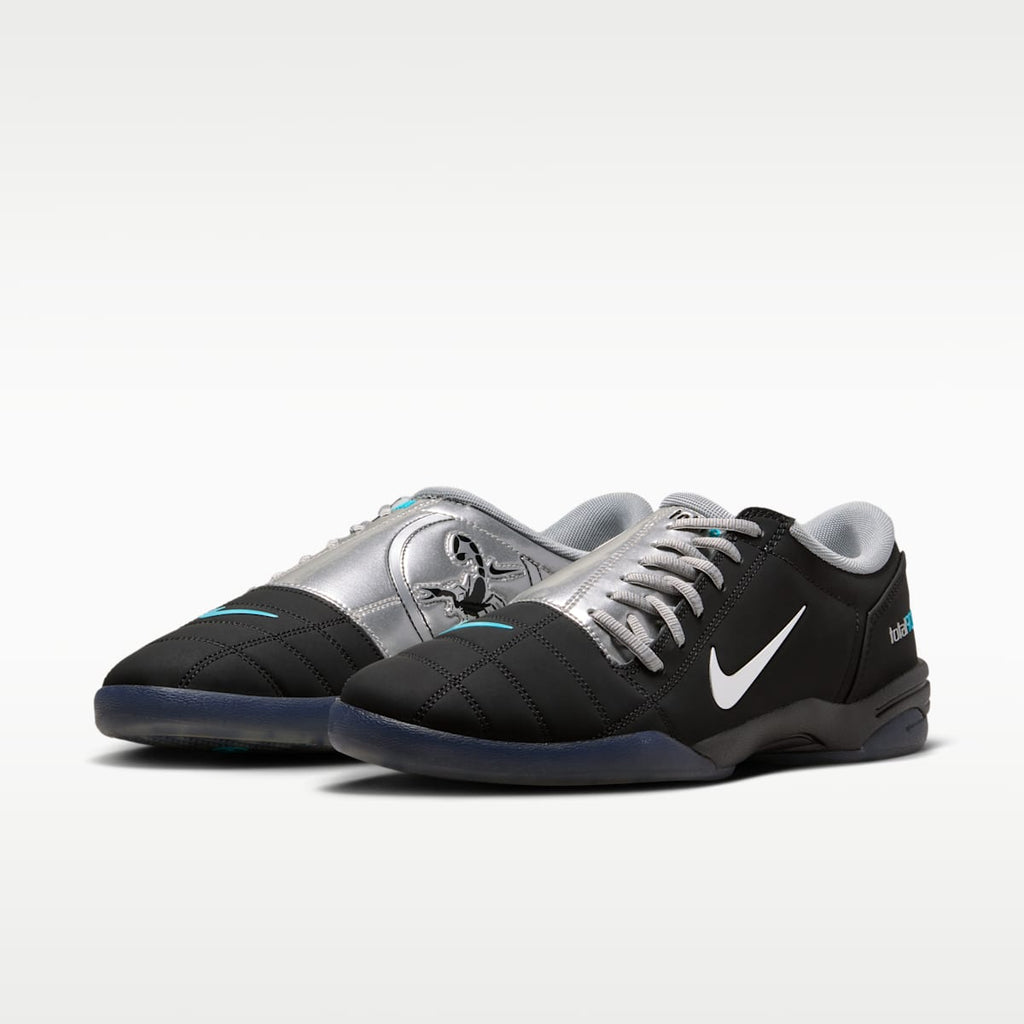 Nike Total 90 Soccer Shoes - Black/Gamma Blue/Metallic Silver - Image 5