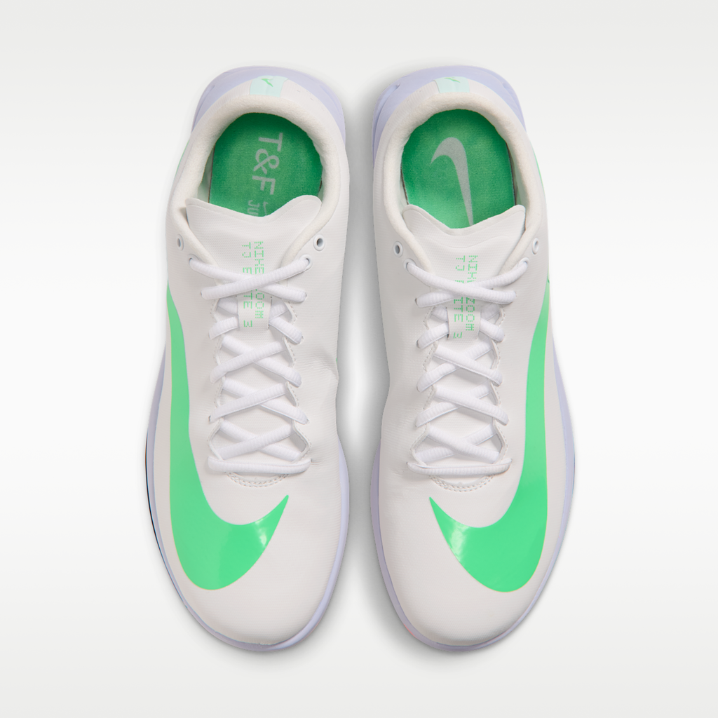 Women's Nike Triple Jump Elite 3 Track & Field Jumping Spikes - Summit White/Atomic Pink/Palest Purple/Electro Green