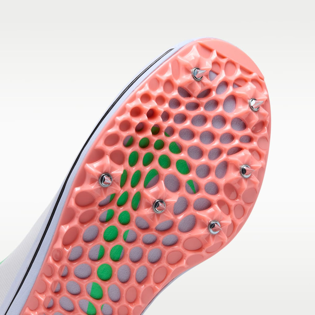 Nike Triple Jump Elite 3 Track & Field Jumping Spikes - Summit White/Atomic Pink/Palest Purple/Electro Green - Image 7