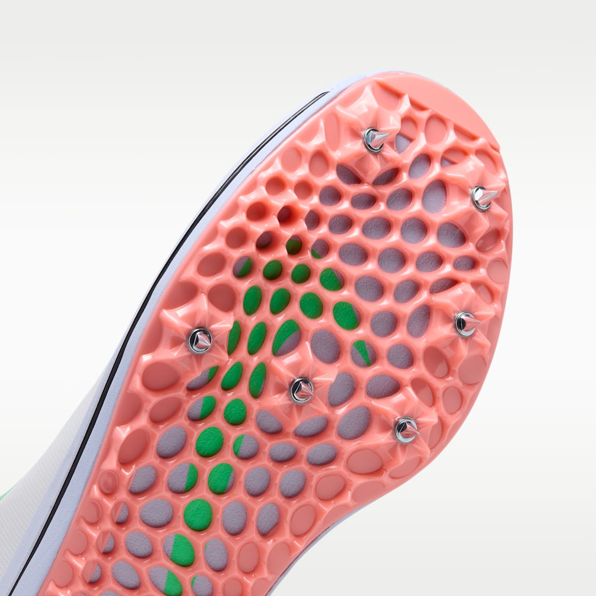Nike Triple Jump Elite 3 Track & Field Jumping Spikes - Summit White/Atomic Pink/Palest Purple/Electro Green - Image 7