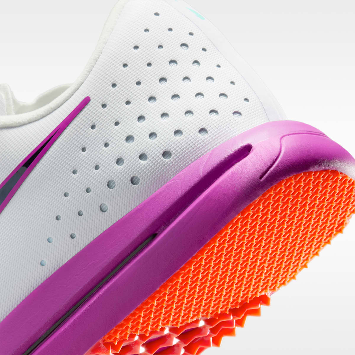 Nike Triple Jump Elite 3 Track & Field Jumping Spikes - White/Hyper Turquoise/Bright Crimson/Obsidian - Image 9
