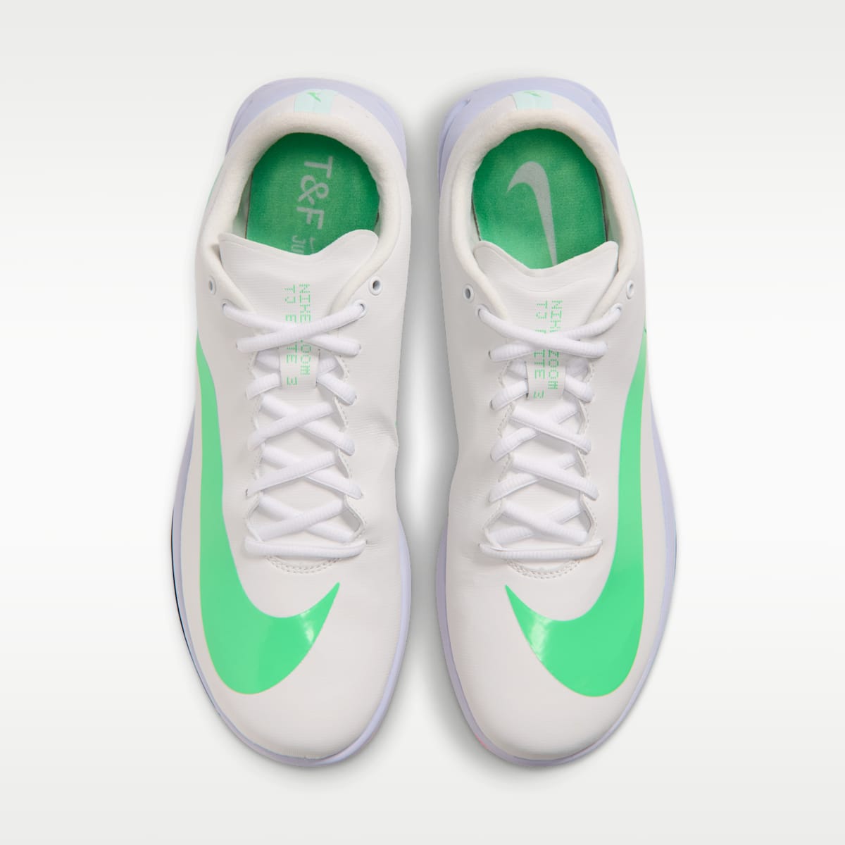 Nike Triple Jump Elite 3 Track & Field Jumping Spikes - Summit White/Atomic Pink/Palest Purple/Electro Green - Image 4