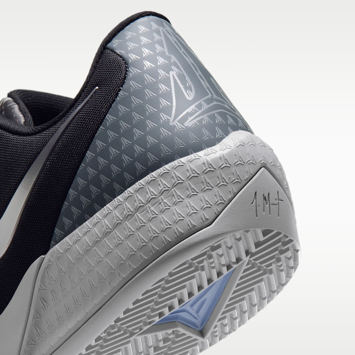Ja Twelve Time Basketball Shoes - Black/Smoke Grey/Light Smoke Grey/Metallic Silver - Image 8