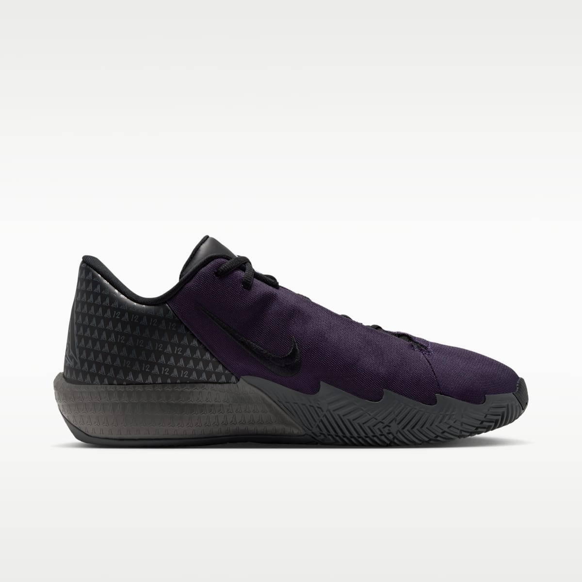 Ja Twelve Time Basketball Shoes - Purple Dynasty/Black/Iron Grey/Multi-Color - Image 3
