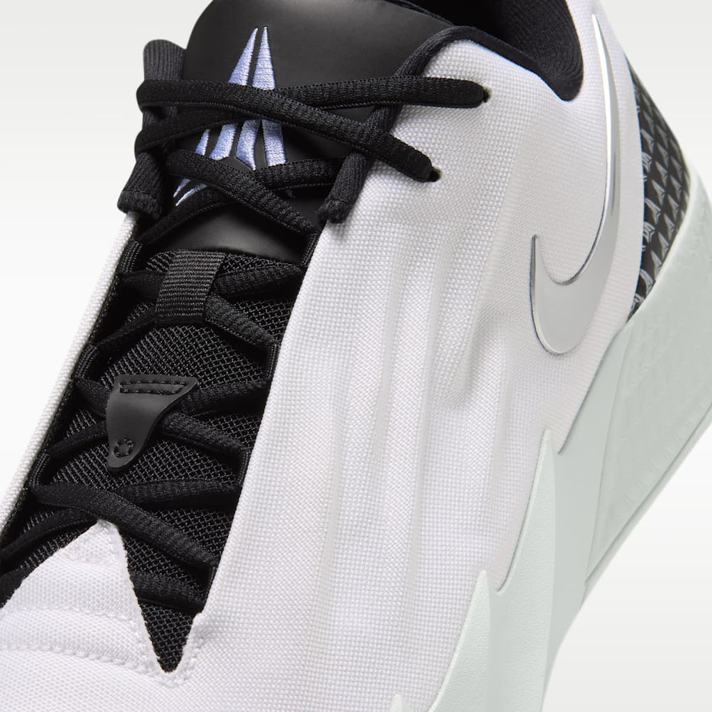 Women's Ja Twelve Time Basketball Shoes - White/Barely Green/Cobalt Bliss/Metallic Silver