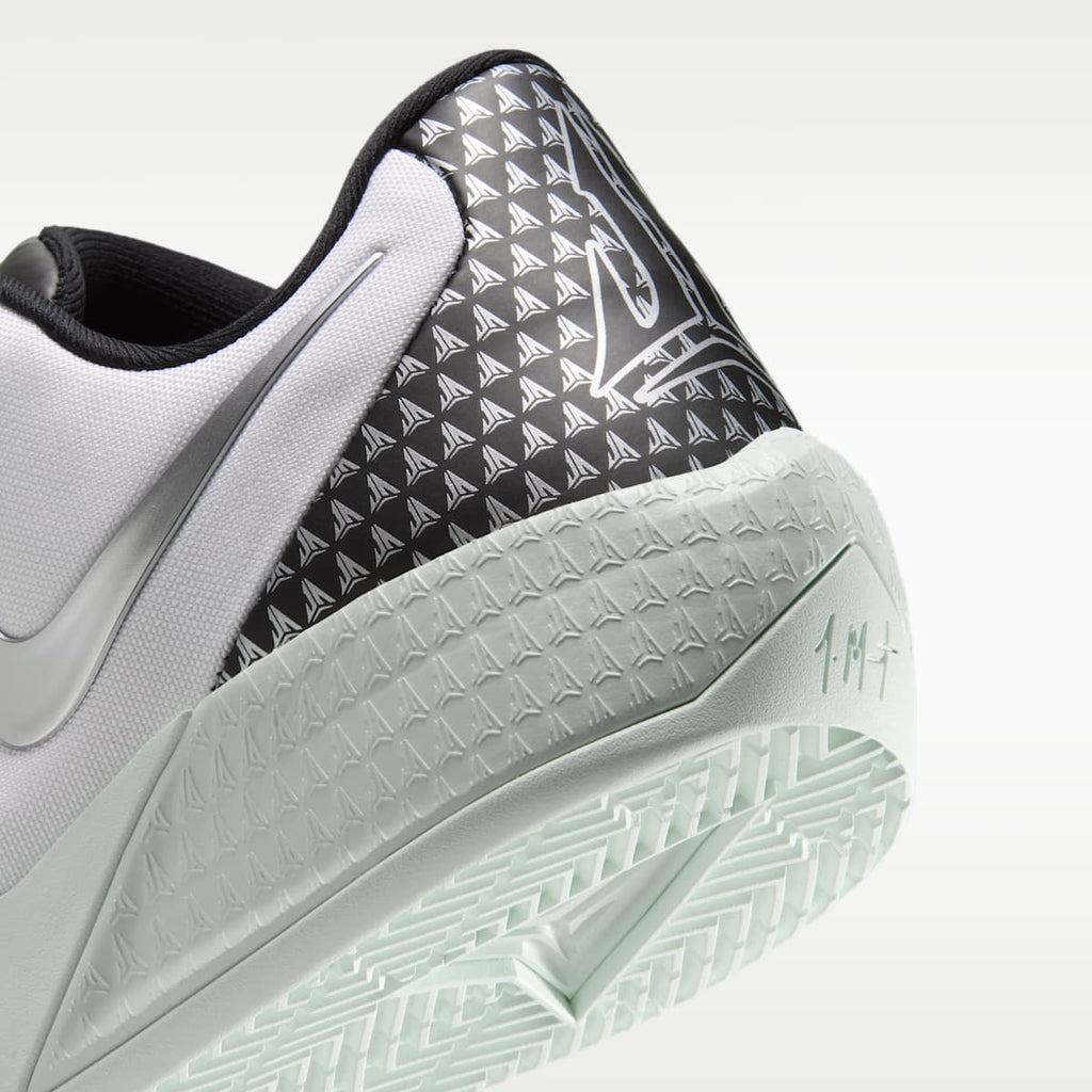 Women's Ja Twelve Time Basketball Shoes - White/Barely Green/Cobalt Bliss/Metallic Silver