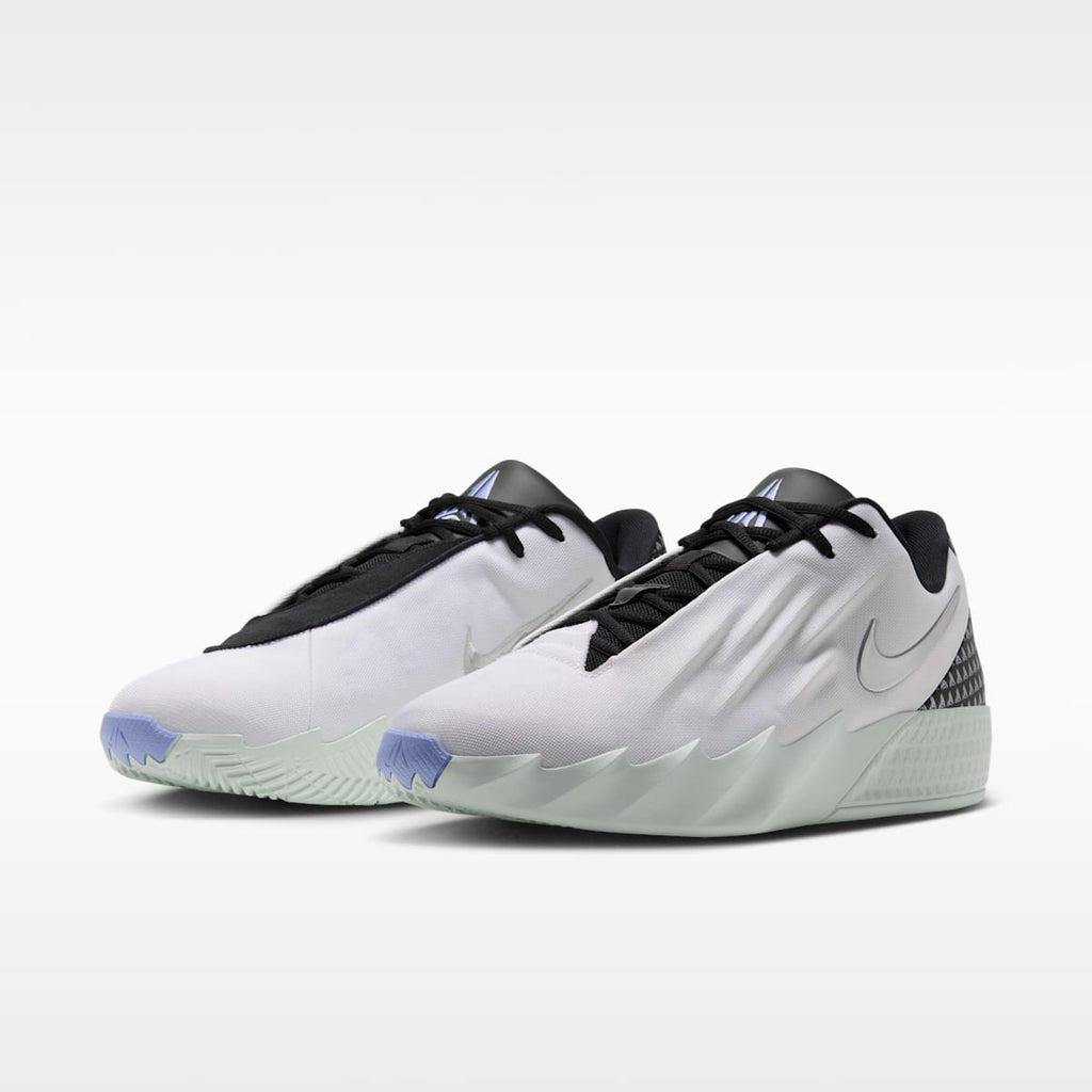 Women's Ja Twelve Time Basketball Shoes - White/Barely Green/Cobalt Bliss/Metallic Silver