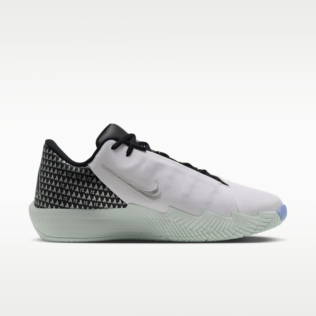Women's Ja Twelve Time Basketball Shoes - White/Barely Green/Cobalt Bliss/Metallic Silver