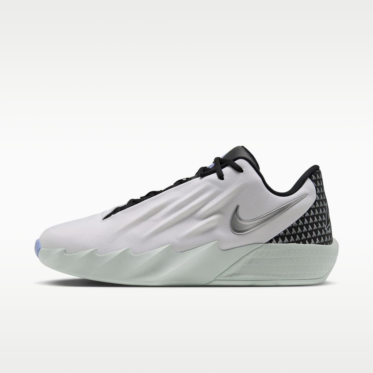Women's Ja Twelve Time Basketball Shoes - White/Barely Green/Cobalt Bliss/Metallic Silver