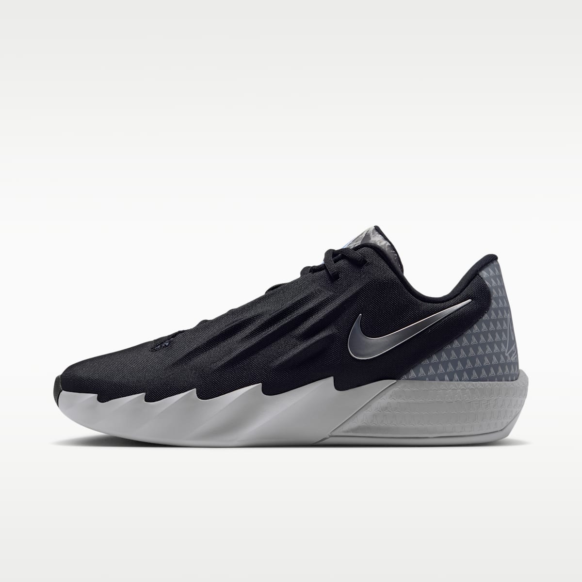 Ja Twelve Time Basketball Shoes - Black/Smoke Grey/Light Smoke Grey/Metallic Silver - Image 1