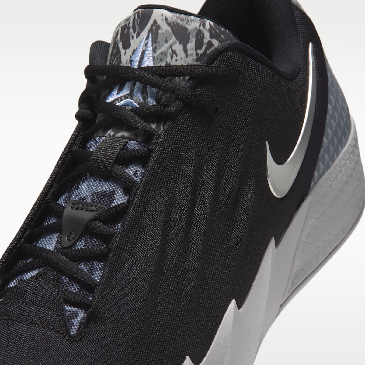 Ja Twelve Time Basketball Shoes - Black/Smoke Grey/Light Smoke Grey/Metallic Silver - Image 7